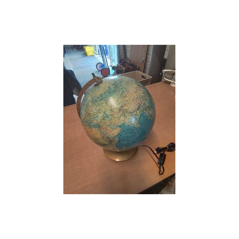 GLOBE TERRESTRE LUMINEUX SCAN GLOBE ANNÉES 90