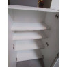 ARMOIRE DE BUREAU BOIS BLANC 2 PORTES BURONOMIC 1