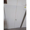 ARMOIRE DE BUREAU BOIS BLANC 2 PORTES 2 BURONOMIC