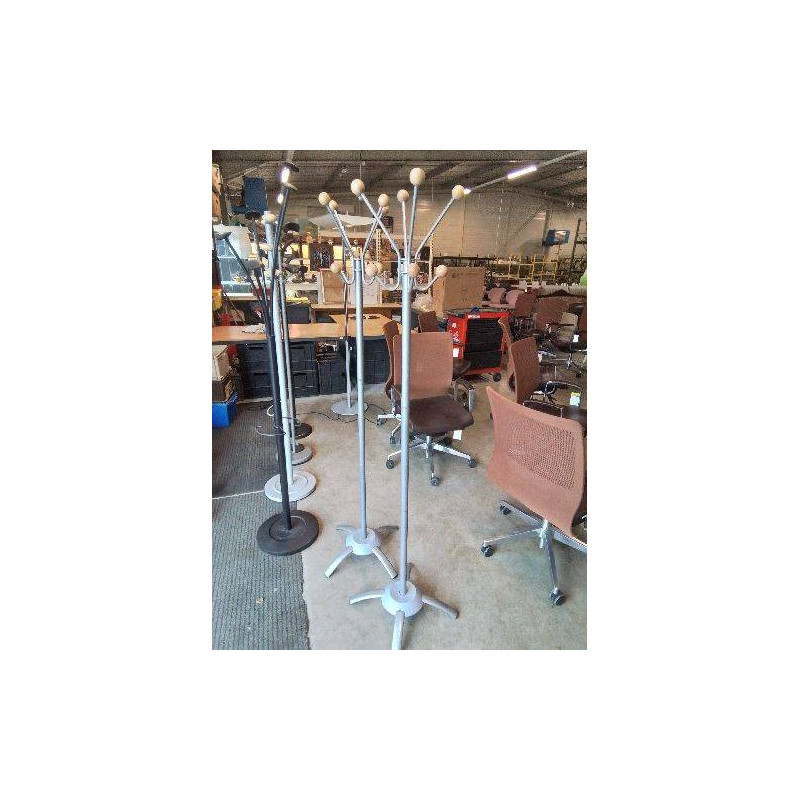 PERROQUET METAL GRIS 8 PATERES