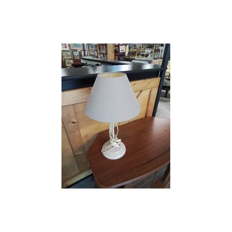 LAMPE METAL ECRU AJ TAUPE