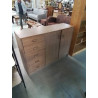 BUFFET BOIS MARRON 5 TIROIRS 2 PORTES