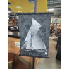 TOILE TENDUE COTON VOILIER PEN DUICK 1898 ATELIER BLAUDEAU 94X69CM