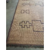 TAPIS NATTE RONIER PALMIER TISSE MAIN  MAURITANIE 500X360CM