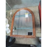 MIROIR CINTRÉ BOIS 52X68