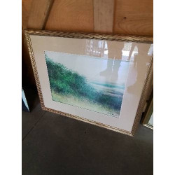 PASTEL PAYSAGE RENÉ PINON