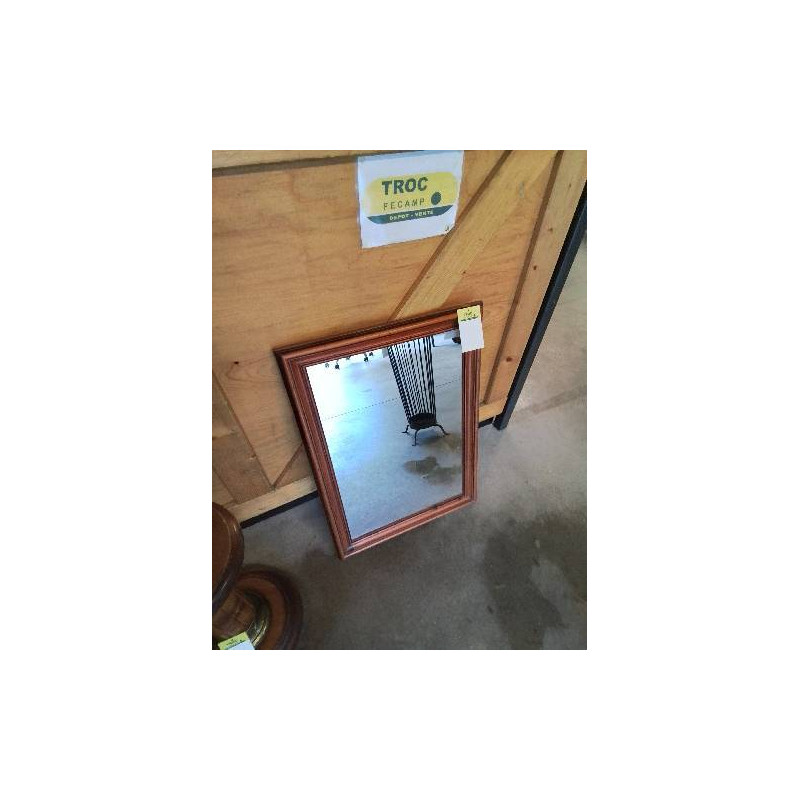 MIROIR BOIS CLAIR MOULURÉ 