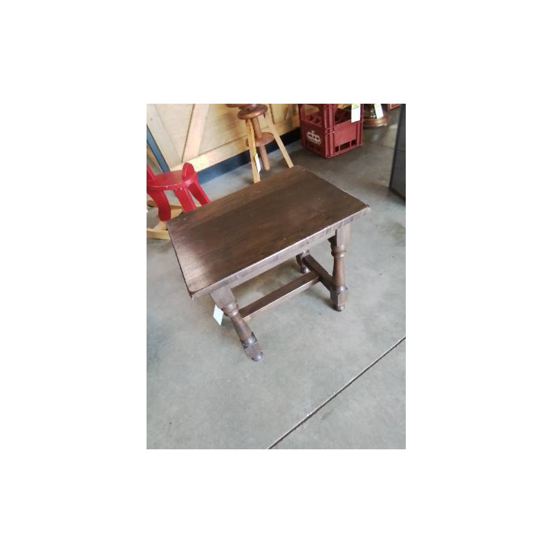 TABLE BASSE RECTANGULAIRE A ENTRETOISE PIEDS BALUSTRE 