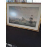 GRAVURE L\'ENTRÉE DU PORT DU HAVRE  VERS 1860