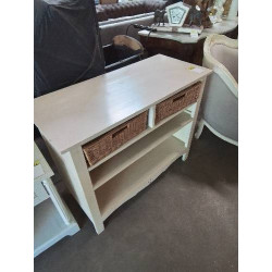 BUFFET BOIS ECRU 2 NICHES 2...