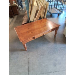 TABLE BASSE BOIS 1 TIROIR...