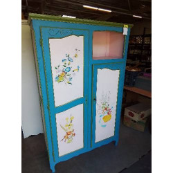 ARMOIRE LINGERE BOIS PEINT...