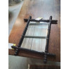 MIROIR RECTANGULAIRE FAUX BAMBOU BOIS NOIRCI NAPOLÉON III