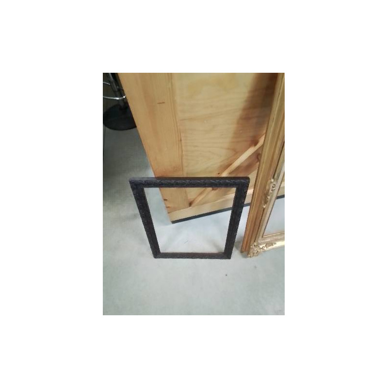 CADRE  BOIS SCULPTÉ XIXE 30.5X40