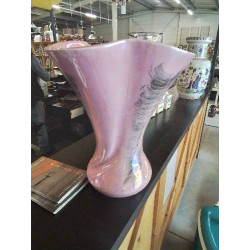 VASE COROLLE CÉRAMIQUE ROSE...