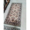 TAPIS LAINE ECRU VERT ROSE 60X120CM
