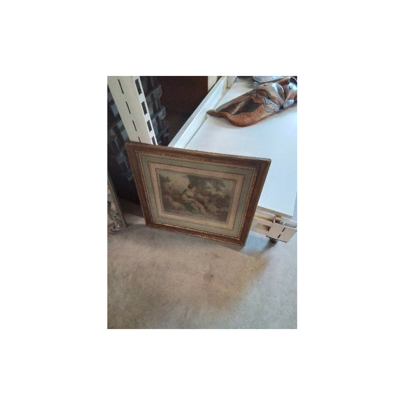 GRAVURE XVIIIE  LE PLAISIR INNOCENT GILLES DEMARTEAU -1750 1802-