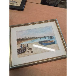 AQUARELLE LA  PLAGE DE STE...