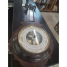 BAROMETRE THERMOMETRE AU MERCURE BOIS MOULURE XIXE