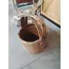PANIER CHINOIS TRADITIONNEL A RIZ VANNERIE ET BOIS 