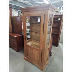 VITRINE CHÊNE CLAIR MOULURÉ...