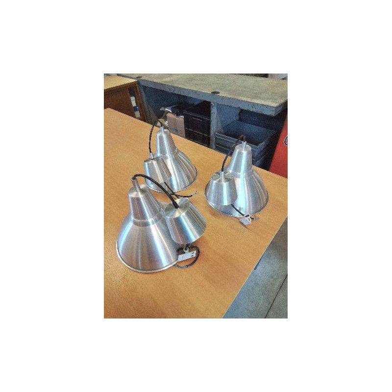 SUSPENSION MÉTAL BROSSÉ STYLE INDUSTRIEL 