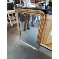 MIROIR CINTRÉ BOIS ET STUC...