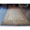 TAPIS LAINE TEBRIZ OCRE ET VERT AU FEUILLES 200X300