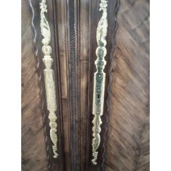 ARMOIRE RÉGENCE MOULUREE LINGERE ET PENDERIE 2 PORTES 