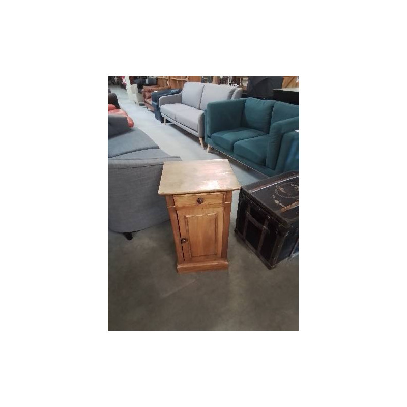 CHEVET BOIS CLAIR 1 TIROIR 1 PORTE LOUIS PHILIPPE