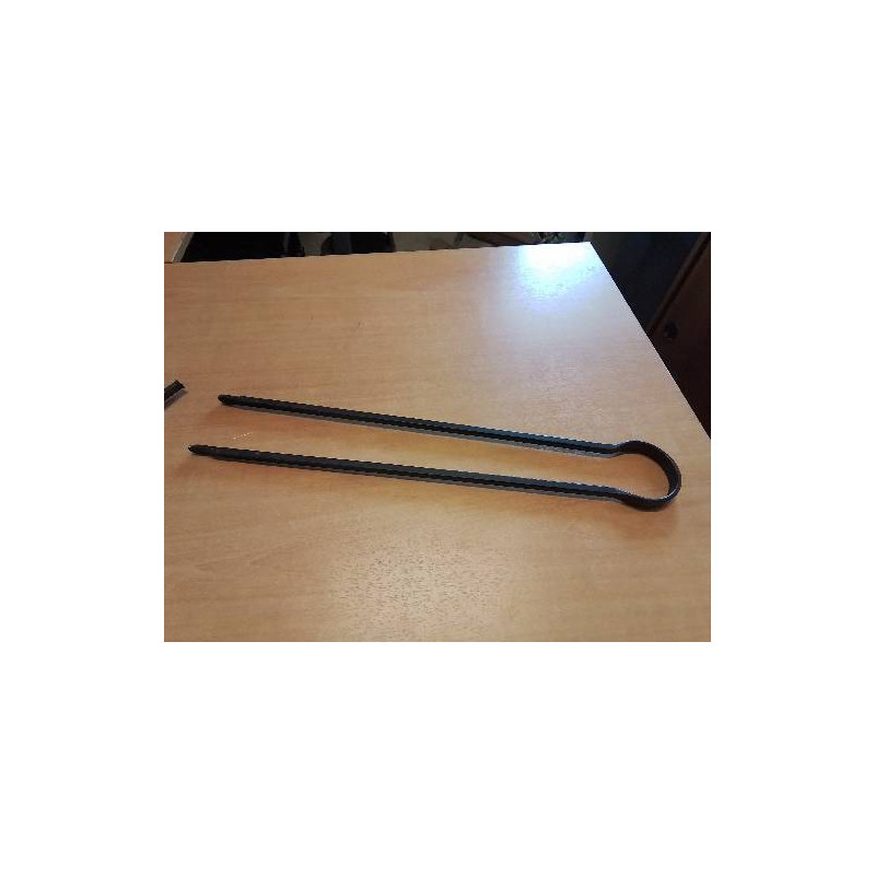 PINCE DE CHEMINÉE FER FORGÉ 