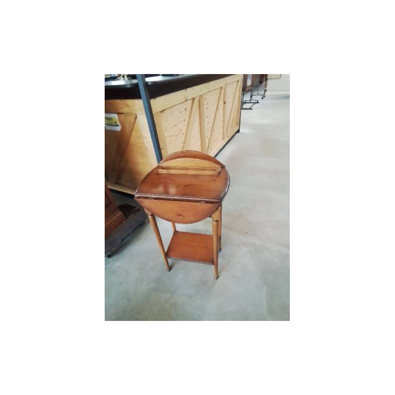 CONSOLE ECRITOIRE  A ABATTANTS A COLONNES STYLE LOUIS PHILIPPE 