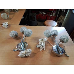 APPLIQUE MÉTAL 3 FEUX LED