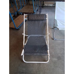 CHILIENNE MÉTAL BLANC TISSU...