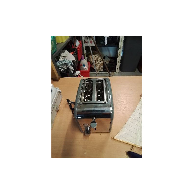 GRILLE PAIN SILVERCREST GRIS ET METAL INOX