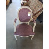 CABRIOLET STYLE LOUIS XVI TISSU PARME