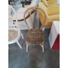 CHAISE ROTIN ASSISE OSIER