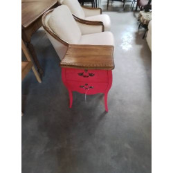 COMMODE BOIS FUSCHIA  2...