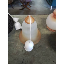 SUSPENSION VERRE ORANGE