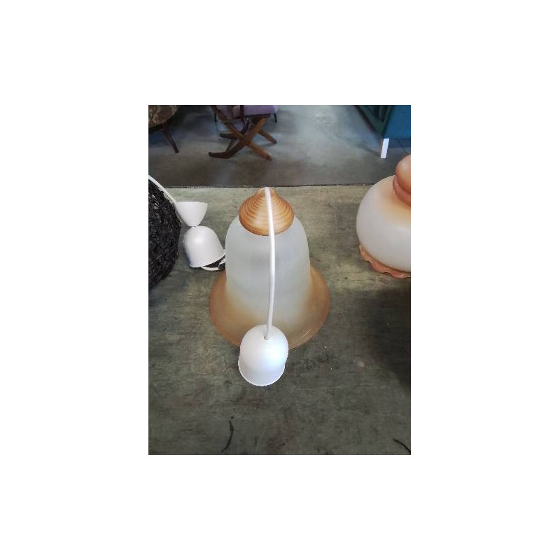 SUSPENSION VERRE ORANGE