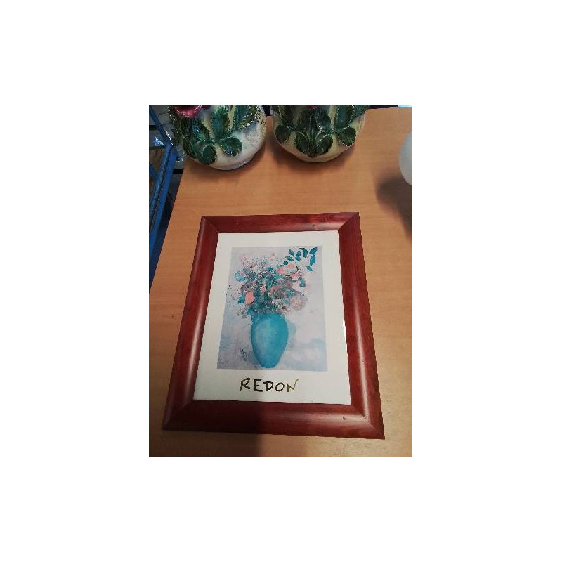 CADRE REPRO ODILON  REDON BOUQUET 