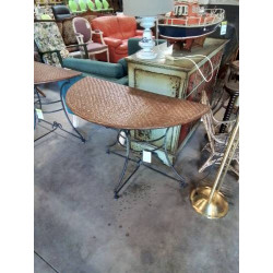 CONSOLE DEMI LUNE PIÈTEMENT...