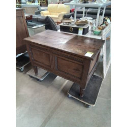 COFFRE BOIS MOULURÉ ET...