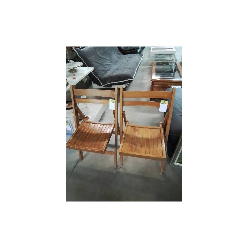 CHAISE PLIANTE BOIS CLAIR 