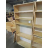 BIBLIOTHÈQUE BOIS CLAIR 6 NICHES 