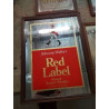 MIROIR PUBLICITAIRE JOHNNIE WALKER RED LABEL