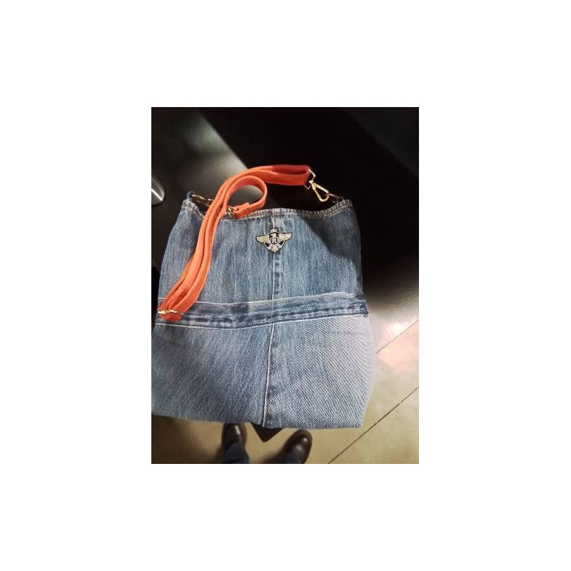 SAC EPAULE JEAN SANGLE ORANGE
