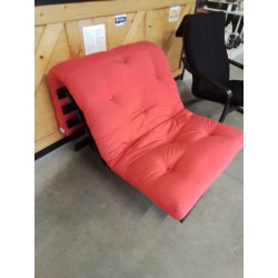 FUTON BOIS NOIR ASSISE...