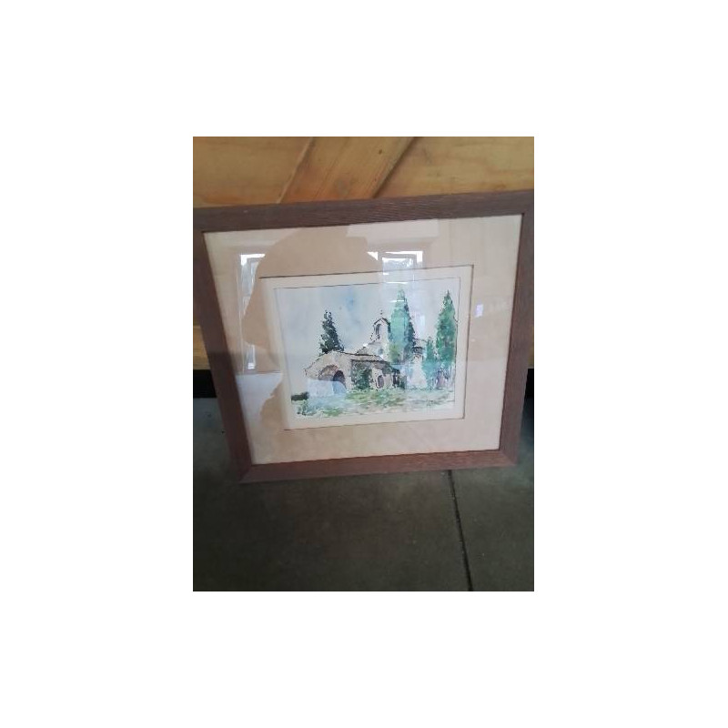 AQUARELLE EGLISE