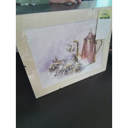 AQUARELLE NATURE MORTE...